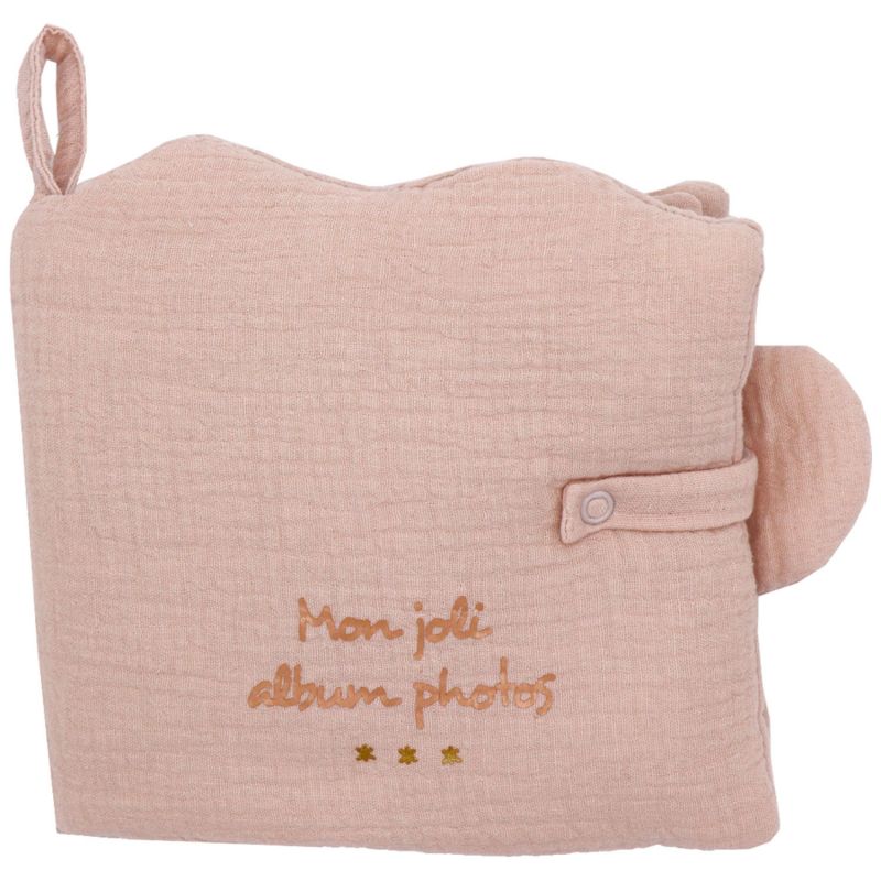 Livre album photos nuage (pour 10 photos 10 x 15) gaze de coton biscuit BB & Co Produit 1