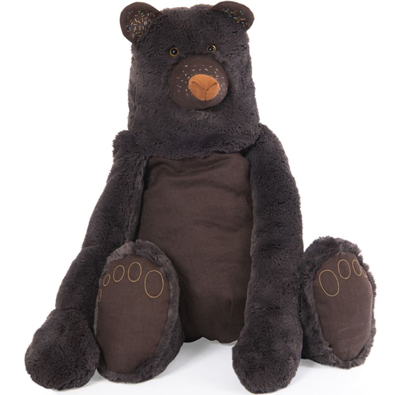 Peluche géante Mimosa l'ours Rendez-vous chemin du loup (75 cm) Moulin Roty