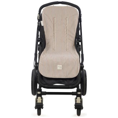 Assise pour poussette Praliné Rayures Moka Walking Mum