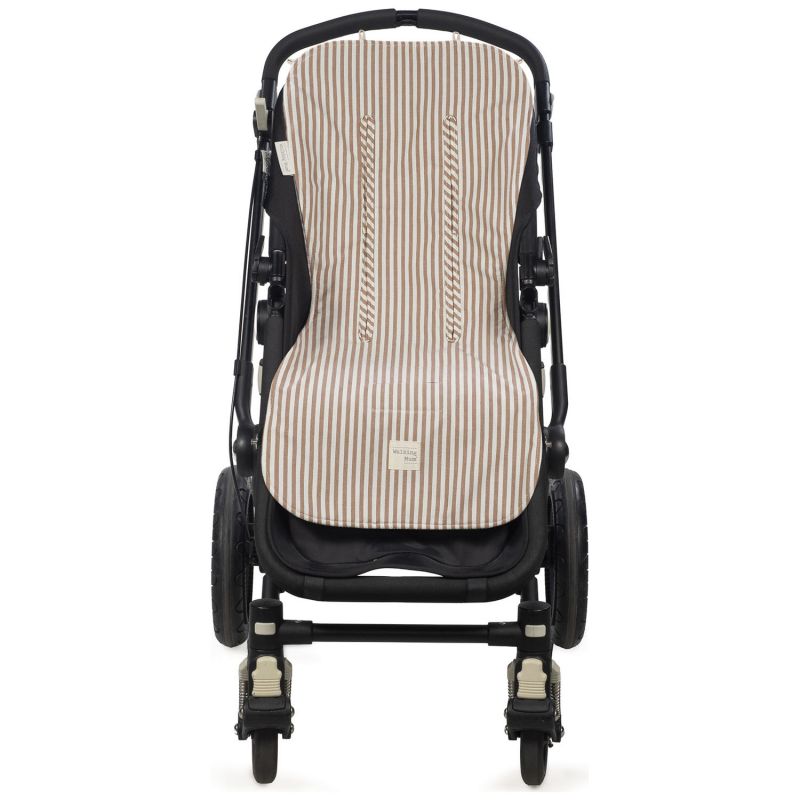 Assise pour poussette Praliné Rayures Moka Walking Mum Produit 1