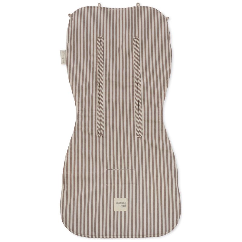 Assise pour poussette Praliné Rayures Moka Walking Mum Produit 2