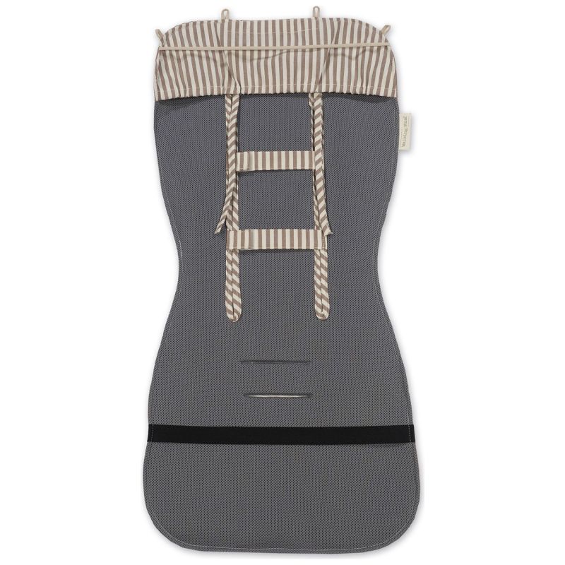 Assise pour poussette Praliné Rayures Moka Walking Mum Produit 3