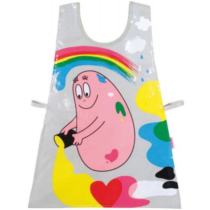 Tablier de peinture toile cirée barbapapa Petit Jour Paris