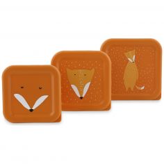 Lot de 3 boîtes à goûter Mr. Fox - Trixie