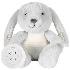 Peluche bruit blanc rechargeable Milo lapin gris - FLOW