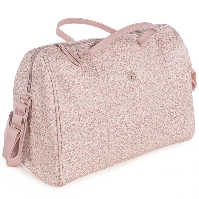 Sac à langer à anses Flower mellow rose Pasito a pasito