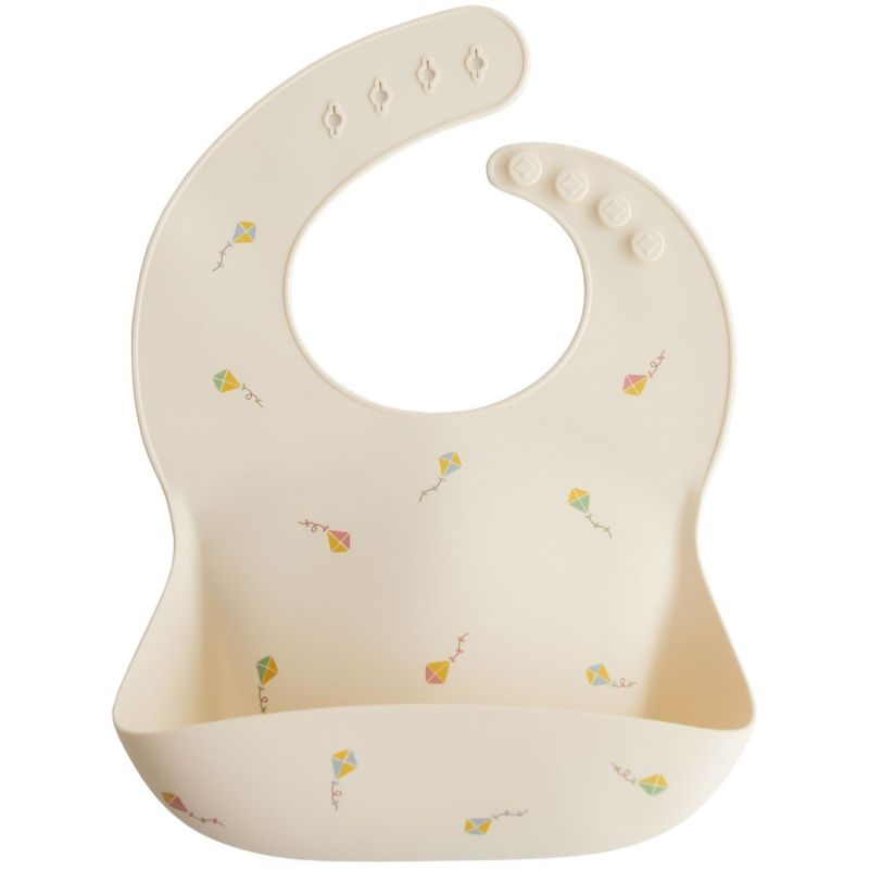 Bavoir à poche en silicone Kite Mushie Produit 1