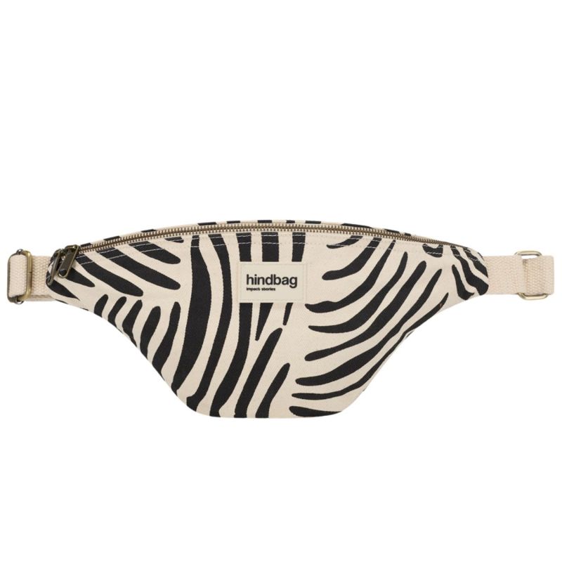 Sac banane Olivia Zèbre Ecru Hindbag Produit 1