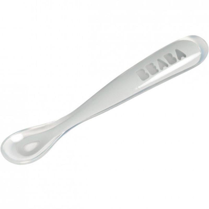 Cuillère en silicone 1er âge grise Béaba Produit 1
