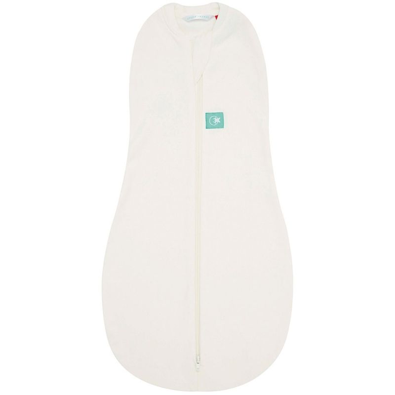 Gigoteuse d'emmaillotage été coton bio ErgoCocoon blanche TOG 0.2 (60 cm) ErgoPouch