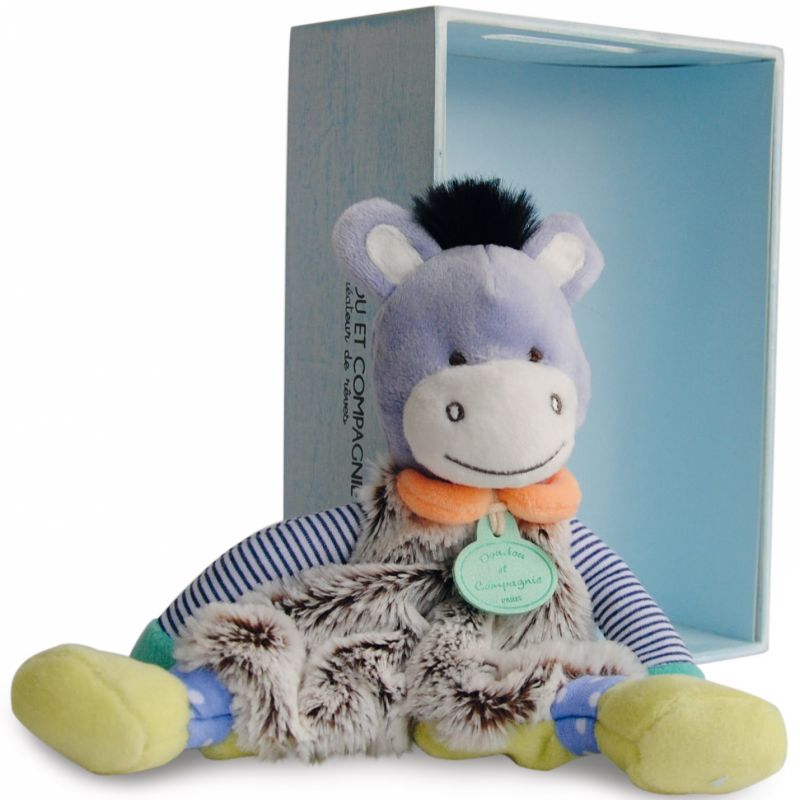 Peluche âne Choupidoudou (22 cm) Doudou et Compagnie