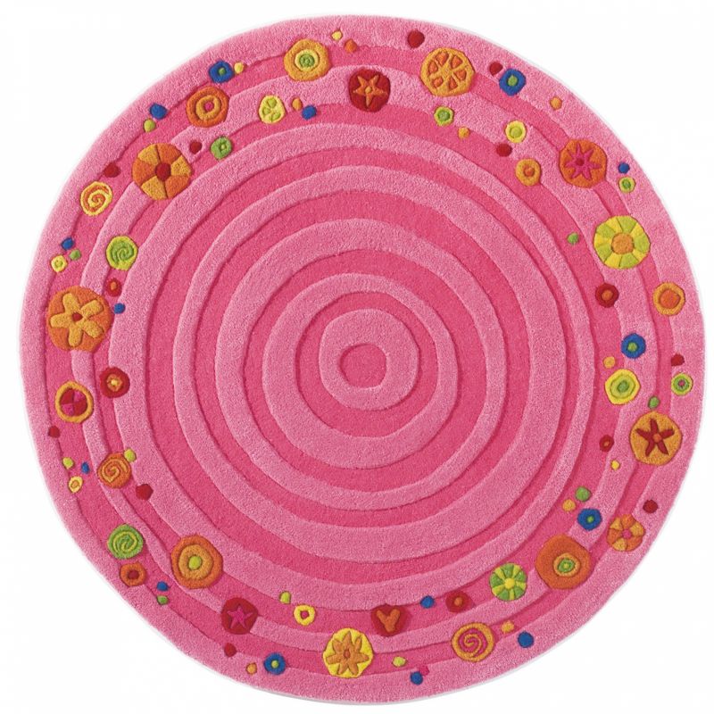 Tapis Roseline (diamètre : 120cm) Haba