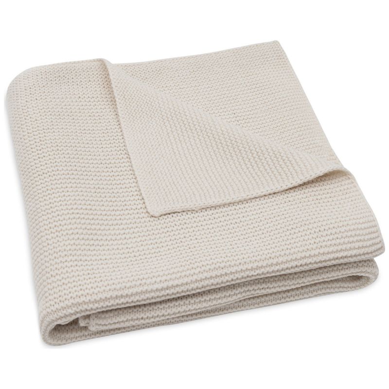 Couverture en tricot Basic Knit Oatmeal (75 x 100 cm) Jollein Produit 1