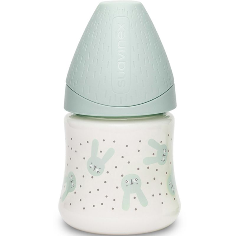 Biberon Hygge Baby lapin vert (150 ml) Suavinex