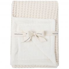 Couverture polaire Gofre Vanilla (70 x 100 cm) - Babyshower