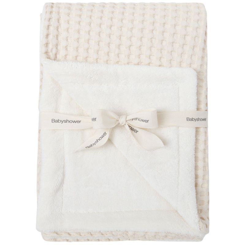 Couverture polaire Gofre Vanilla (70 x 100 cm) Babyshower Produit 1