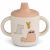 Variation Beige, rose, orange du produit Tasse à bec en silicone Neil Cats and Dogs de la marque Liewood