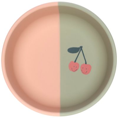 Bol en silicone Happy Fruits Cerise Lässig 
