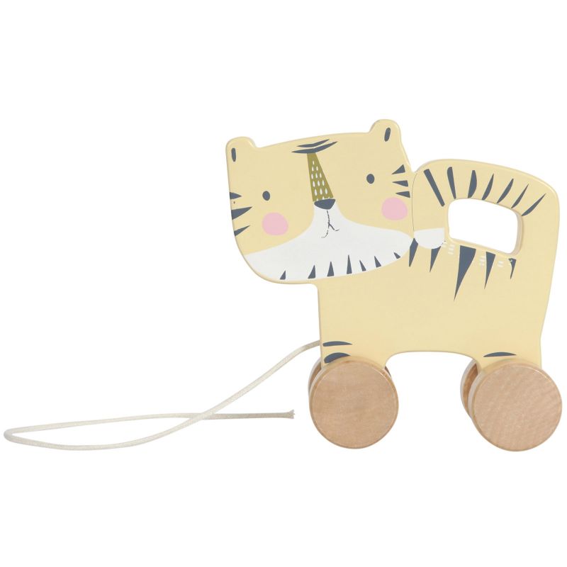 Tigre en bois à tirer Little Dutch