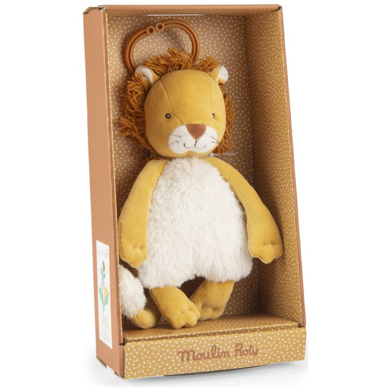 Peluche lumineuse Lion Mamba La forêt Mawa (28 cm) Moulin Roty Packaging 9