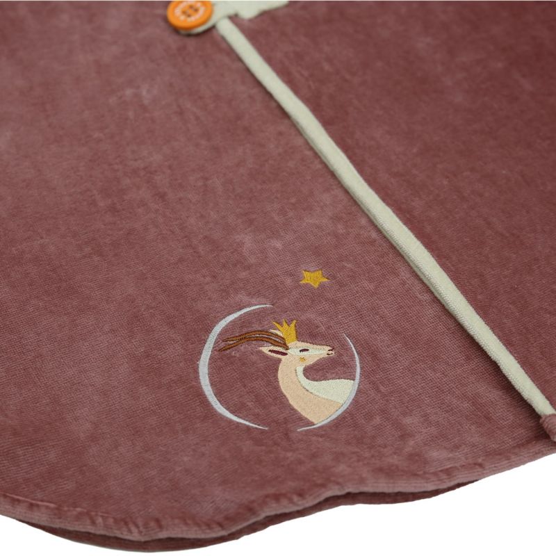 Poncho de bain Gazelle Bois de Rose personnalisable (0-5 ans) L'oiseau bateau Produit 3