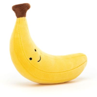 Peluche Fabulous Fruit Banane (17 cm)