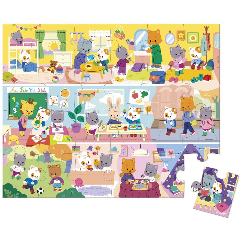 Puzzle les Rituels (24 pièces) Janod Produit 2