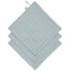 Lot de 3 débarbouillettes bleu poudré  par Lässig 