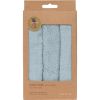 Lot de 3 débarbouillettes bleu poudré  par Lässig 