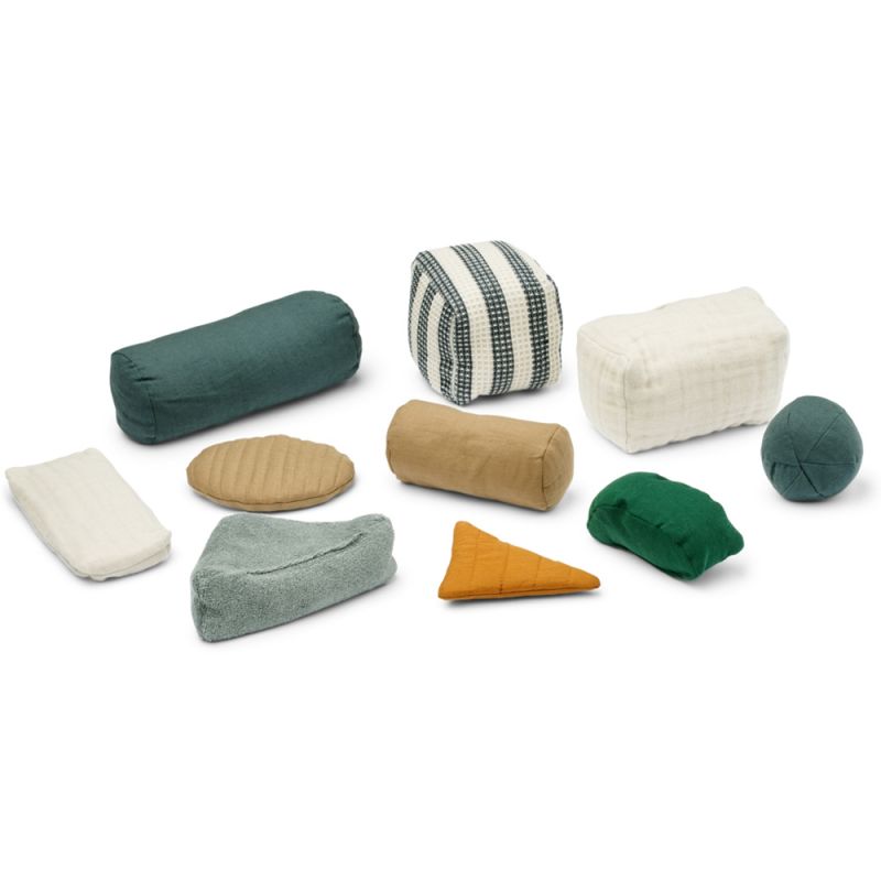 Lot de 10 formes sensorielles Senzo blue multi mix Liewood