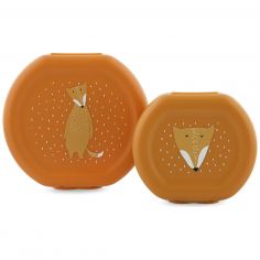 Lot de 2 boîtes à goûter à clip Mr. Fox - Trixie
