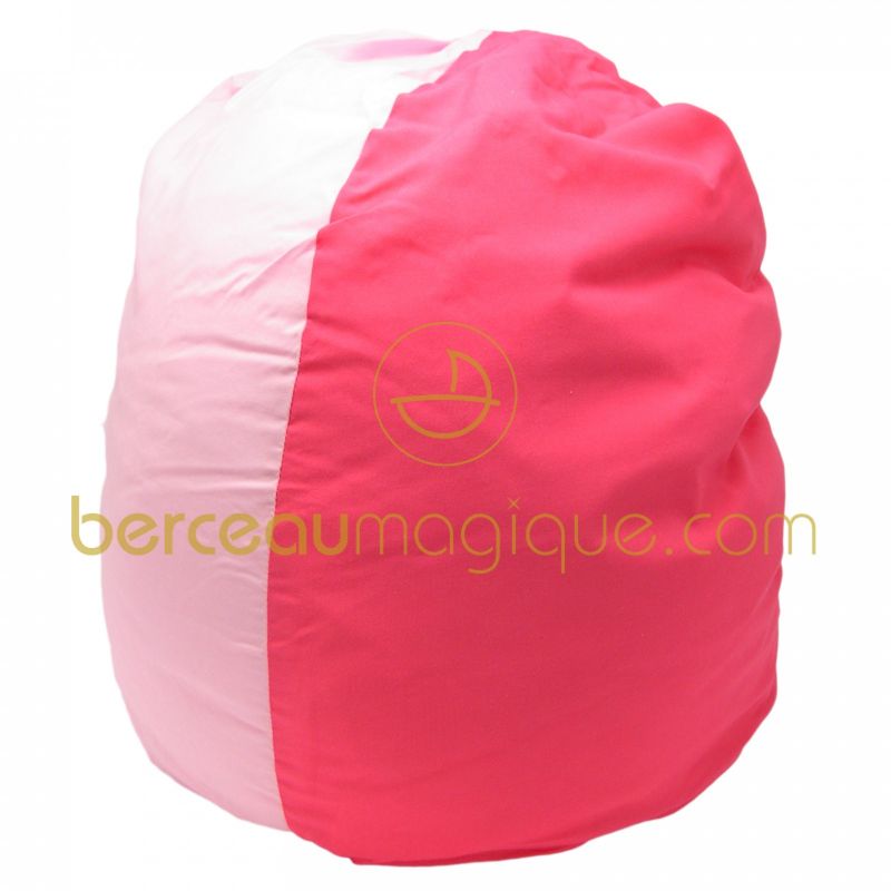 Gros pouf H-Bambou rose Babycalin