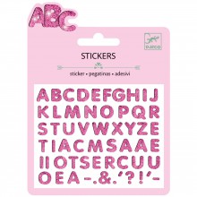 Minis stickers Lettres glitter  par Djeco