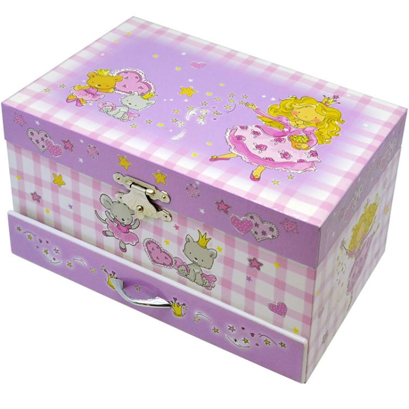 Boîte à bijoux Lili fée mauve Trousselier