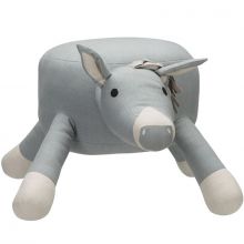 Pouf âne gris (90 x 75 cm)  par Kids Depot