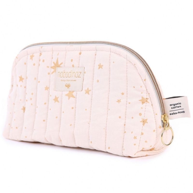 Trousse de toilette Holiday Gold stella Dream pink Nobodinoz