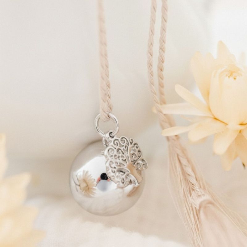 Bola de grossesse Gri-Gri Arbre de vie cordon (plaqué argent 925) Pleine Lune Produit 1