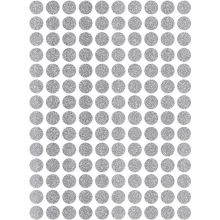 Stickers ronds glitter argent (18 x 24 cm)  par Lilipinso