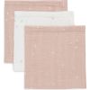 Lot de 3 mini langes en gaze de coton Wild Rose (31 x 31 cm) - Jollein