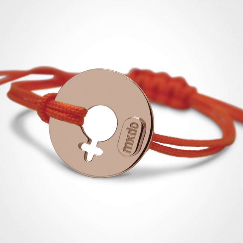 Bracelet Disco Fille (or rose 750°) Mikado