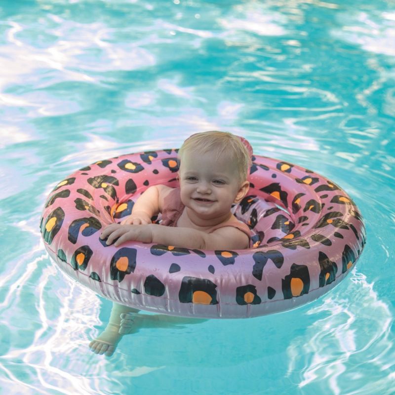 Bouée bébé Léopard rose et doré Swim Essentials Ambiance 6