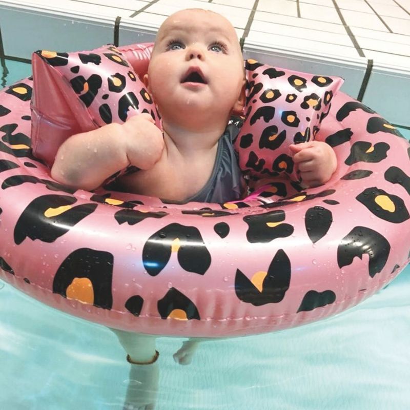 Bouée bébé Léopard rose et doré Swim Essentials Ambiance 7