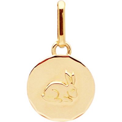 Médaille Lapin (or jaune 375°)