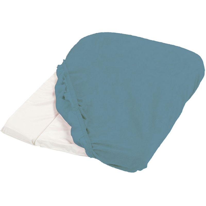 Housse de matelas à langer bleu canard (50 x 75 cm) Candide