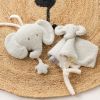 Doudou attache sucette Teddy Eléphant Gris  par Nattou