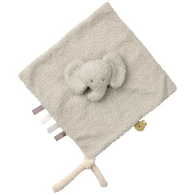 Doudou attache sucette Teddy Eléphant Gris  par Nattou