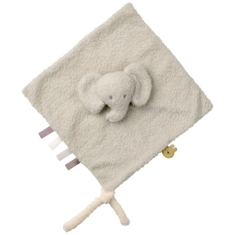 Doudou attache sucette Teddy Eléphant Gris Nattou Produit 1 grande taille