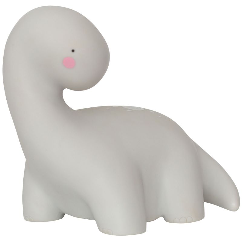 Petite veilleuse dinosaure gris (14 cm) A Little Lovely Company