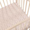 Drap-housse pour berceau Gala Cerise (120 x 60 cm) Walking Mum Produit 1