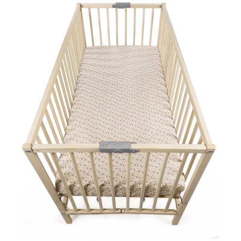 Drap housse pour berceau Gala Cerise (120 x 60 cm) Walking Mum Produit 4